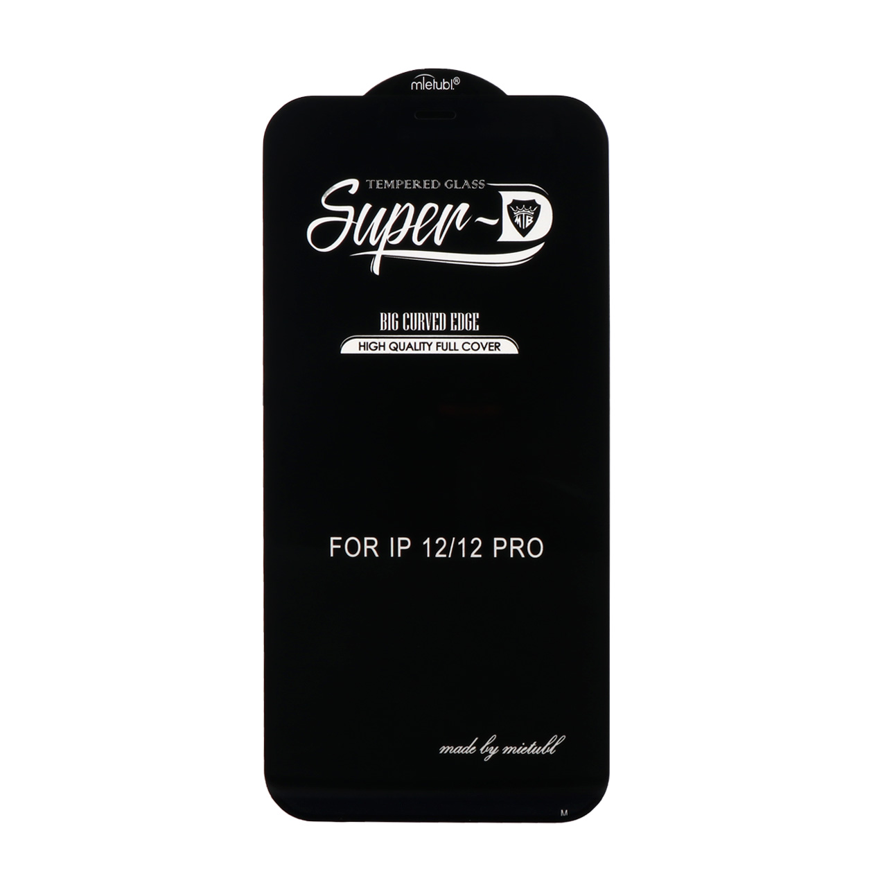 محافظ صفحه نمایش شیشه ای Apple iPhone 12 / iPhone 12 Pro - Full Cover Super D Mietubl (بدون پک) - مش
